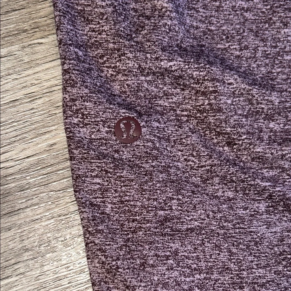 Lululemon Marled Plum Athletic Shorts Men’s Size M Drawstring Training Gym